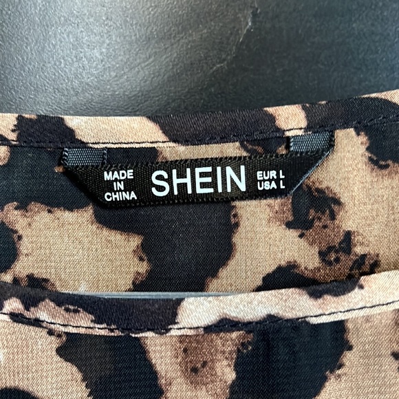 Sheer leopard print blouse - Picture 3 of 4